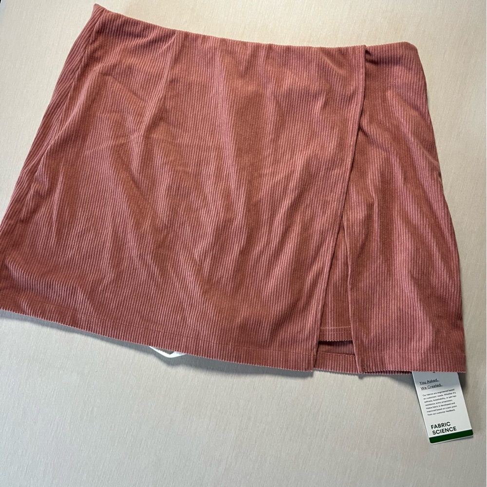 HALARA Dusty Rose Ribbed Skirt- NWT